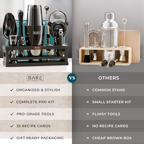 BARE BARREL 16-Piece Mixology Kit