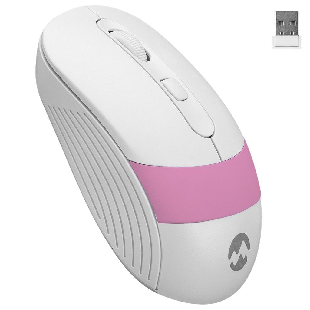 Everest SM-18 Usb Beyaz/Pembe 2.4Ghz Optik Kablosuz Mouse