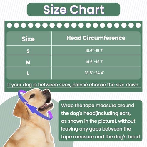 Image of Nanaki Soft Dog Calming Hoodie Anxiety Relief Dog Ear Muffs Noise Protection Doggy Head Wrap Hematoma Fireworks Doggy Ear Cover for Bath Blow Drying Pet Head Cover Noise Cancelling Sleep Help Headband
