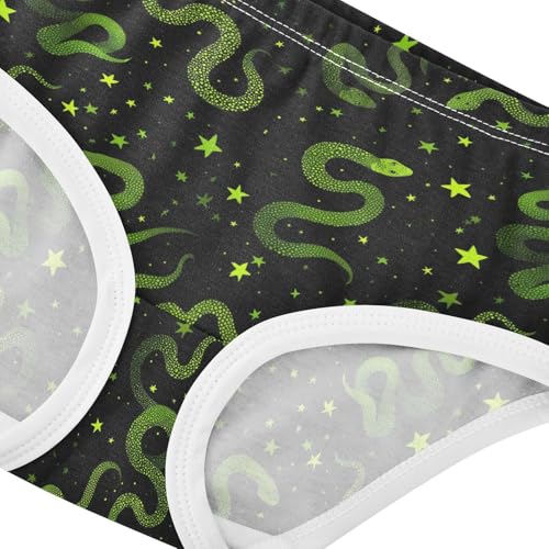 Girls Underwear Soft Cotton Snakes Kids Panties in Sizes 2/3t, 4t, 5t, 6 and 84