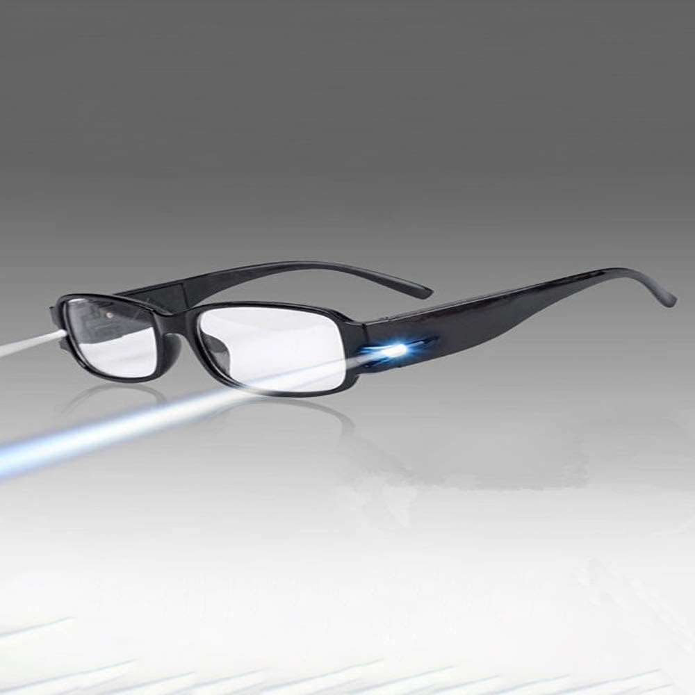 Reading glasses Lettori a LED con luci Occhiali da Lettura ， Unisex : Amazon.it:  Abbigliamento
