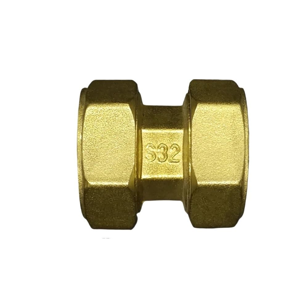 Fit 26/32mm ID/OD PEX-AL-PEX Tube Brass Pipe Fitting Coupling Connector OROAOBOMT