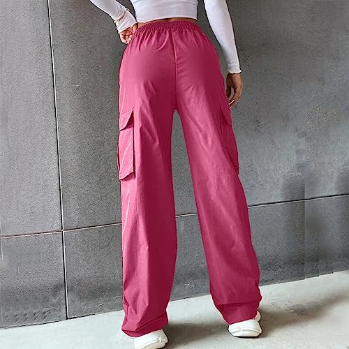Cargo Pants for Women High Waisted Wide Leg Casual Pants Baggy Lightweight Hiking Pant Outdoor Travel Pant with Pockets4