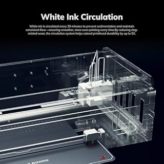 Procolored K13 Lite Imprimante DTF A3 avec Four pour T-Shirts et vêtements, imprimante Textile 33 cm avec Circulation d’Encre Blanche et Protection Infrarouge de la tête d’Impression (Blanc)