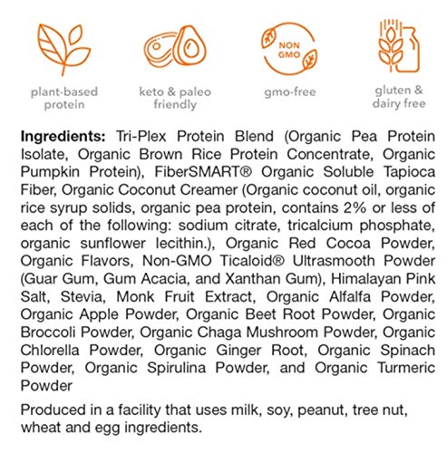 Fitness Bundle By 310 Nutrition - Includes Keto And Paleo Friendly Chocolate Vegan Organic Meal Replacement Shake (28 Servings), Gym Bag And Protein Shaker Cup #TOP3