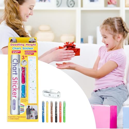 Toise para colorear con medida de crecimiento y decoración de pared infantil 3