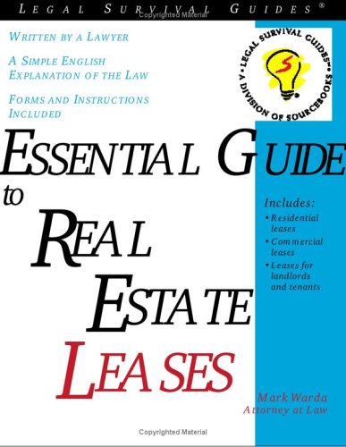 Buy Essential Guide to Real Estate Leases: With Forms — BookShops.in