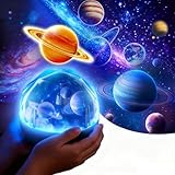 TOURACE Solar System Projector, Star Night Light for Kids, Planet Toys, Space Light, Universe Projectór, Space Lamp, Teen boy Girl Bedroom, Planets Toy, Planetarium Projector, Boys Gift, Christmas.