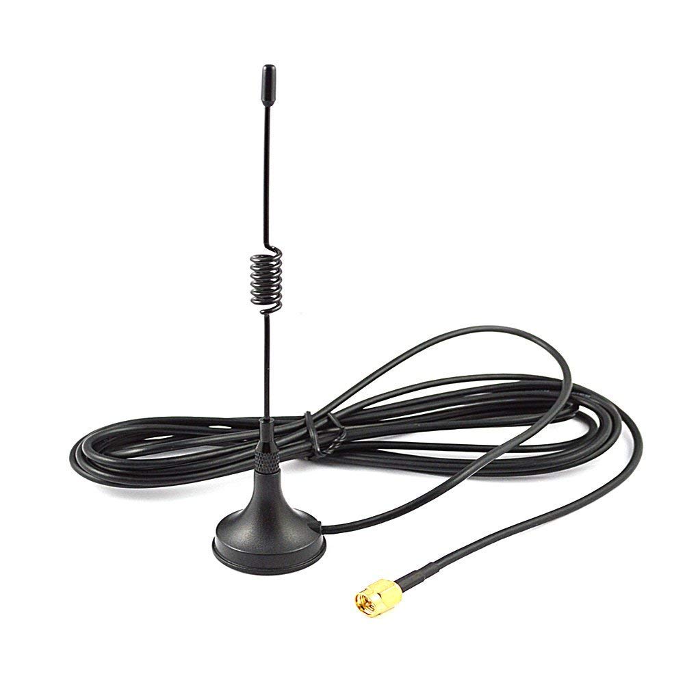 5dbi SMA Plug Connector Straight with Magnetic Base Antenna for Ham Radio 1 PCS