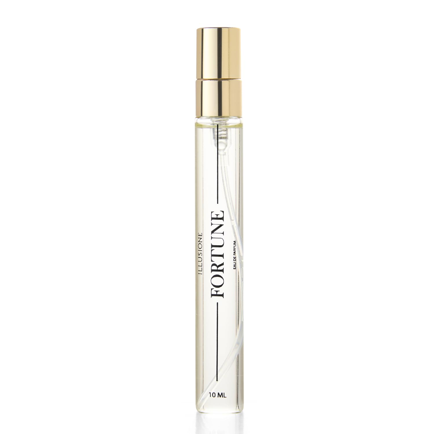 Illusione Fortune EDP Kadın Seyahat Boy Parfüm 10ml | Vanilya-Çiçeksi-Amber | Narenciye, Paçuli, Sedir, Sandal