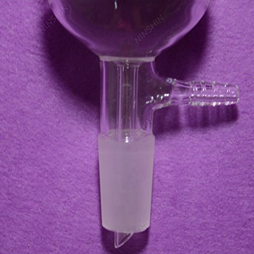NANSHIN Glassware 150ML,24/4?0,Buchner Funnel,Gla?ss Filter funnels,10?MM Vacuum Hose Connection