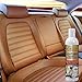 KevianClean Leather Cleaner & Conditioner - Auto Interior Detailing, Furniture, Upholstery, Sofa, Couch, Handbag, Purse, Shoe, Boot, Jacket, Car Seat Care, Protector and Restoration - 8 oz.