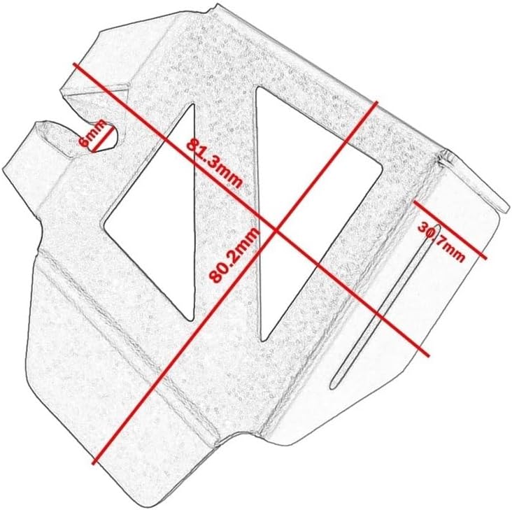 Guard Brake Fluid Reservoir for Africa Twin CRF1000 L for Adventure Sports for V-Strom 1000 Rear Brake Fuel Tank Fluid Reservoir Cover Guard Protector