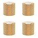 4 Pack Universal Potentiometer Pot Knobs, 1/4