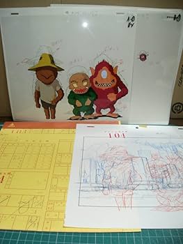 3期　鬼太郎セル画3枚セット 3期 鬼太郎セル画3枚セット Yahoo!オークション - ゲゲゲの