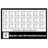 Bed Bug Thermal Dot Stickers - 21 Pack