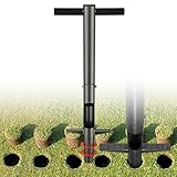 Zwiebelpflanzer mit ergonomischem Griff – Robustes Blumenwiebelpflanzer Pflanzwerkzeug zum Einsetzen von Blumenzwiebeln, Beetpflanzen, Tulpen, Krokussen, Dahlien, Gladiolen & Lilien
