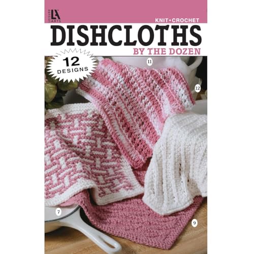 LEISURE ARTS Dishcloths by The Dozens Crochet...