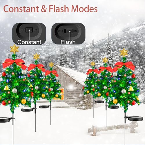 JINGTOPS Luce Solare per Albero di Natale, X 2