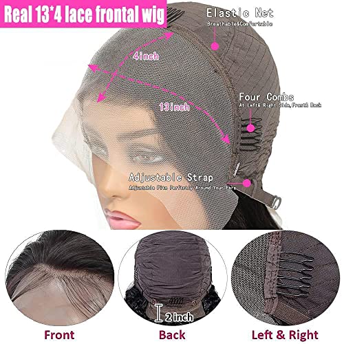 Superlook 10Inch Bob Wig Human Hair 13X4 Straight Lace Front Wigs Human Hair 15A Straight Bob Wigs For Black Women 180% Density Pre Plucked With Baby Hair (10Inch, 13 * 4 Bob St) #TOP3