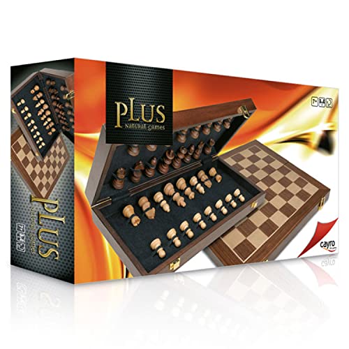 Échecs en bois Cayro coffret pliant antichoc 41 cm intérieur feutrine