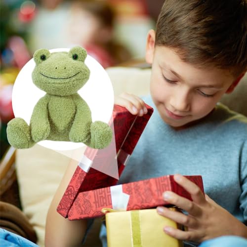 YCFAIIKG Frosch Kuscheltier für Kinder - Plüsch Frosch Weiche und Komfortable Plüschpuppe - 25cm