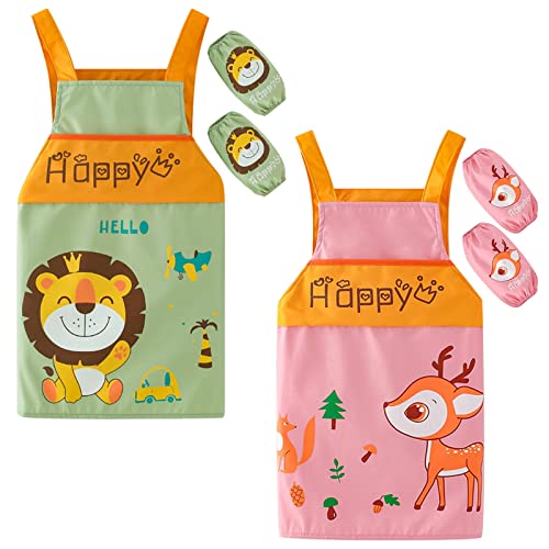 Happy Cherry - Grembiuli Asilo Bambina per Pittura...