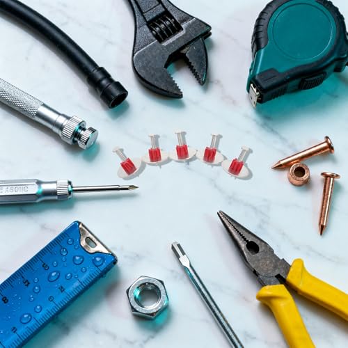 Clavos pesados para concreto Abaodam, 100 unidades, con almohadillas de cemento duro, fijadores metálicos multifuncionales para carpintería y renovación del hogar, color plateado miniatura 6