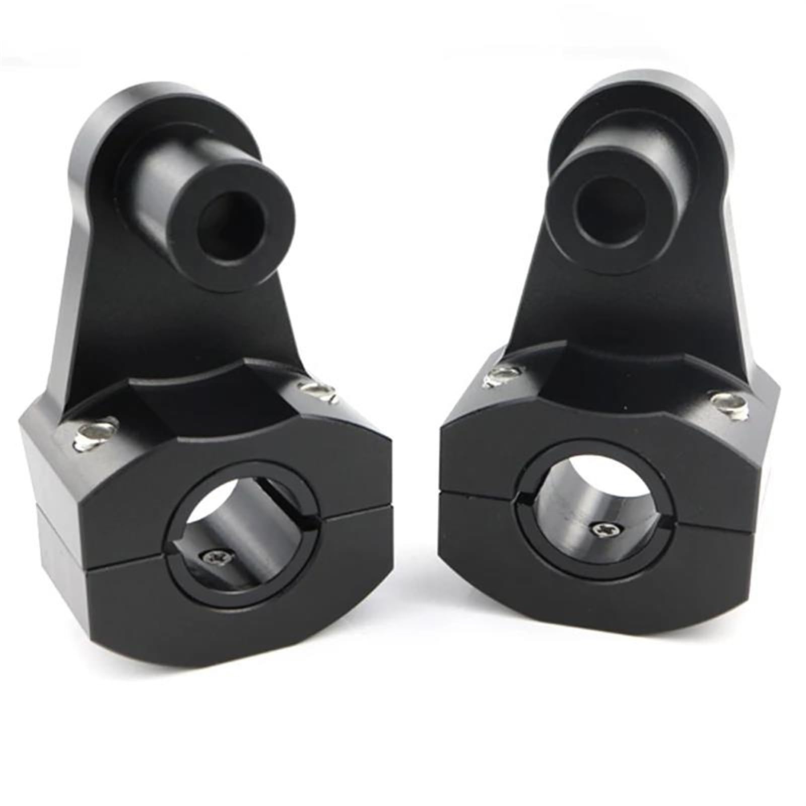 Riser Moto Manubrio Per CR250R Per CR125R Per CR500R 7/8 "22mm Manubrio Moto Fat Bar Mount Morsetti Riser Accessori Moto Riser Manubrio(Black)