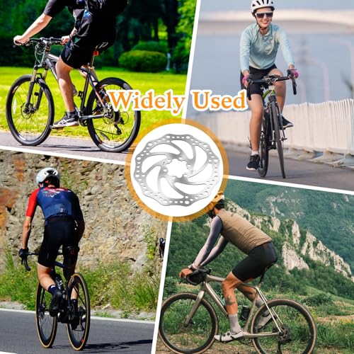 160mm Bike Disc Brake Rotor Stainless Steel Bicycle Disc Brake Rotor for Road Bike Mountain Bicycle Electric Bikes - Thumbnail 7
