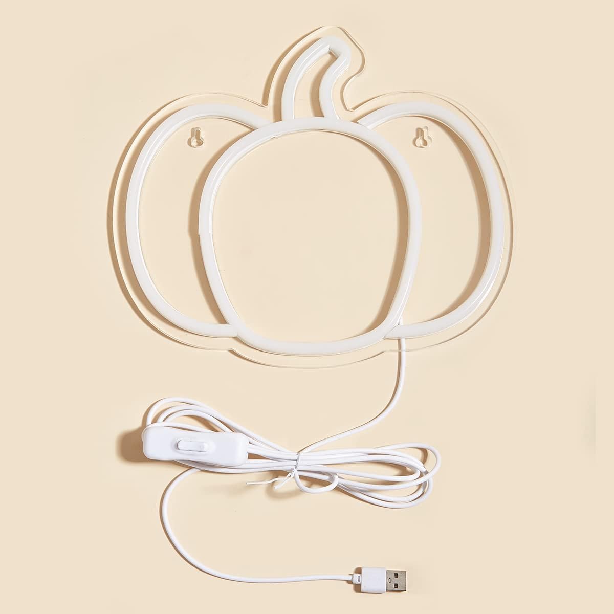 LED Neon pumpkin Halloween Neon Sign, USB Powered Neon Signs Night Light, 3D Wall Art & Game room Bedroom Living Room Decor lamp Holiday Gift for Children Kids Girl (Pumpkin) - Image 5