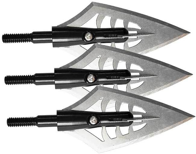 10pcs Archery Hunting Shooting Stainless Steel Arrowhead Broadhead Target Point Tips Bow Arrow Accessory