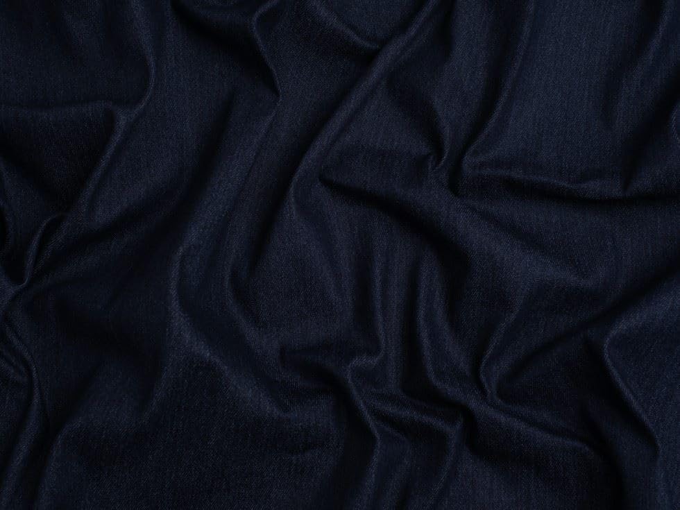 Minerva Core Range - Tela vaquera elástica lavada de 290 g/m² para confección de bolsas y costura, 130 cm de ancho, por metro