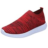 gucci schuhe herren rote sohle Obermaterial: Damen Mesh Faule Sportschuhe bestehen aus weichen synthesis Strickstoffen. leicht, weich und atmungsaktiv, bietet Ihnen eine hervorragende Fußpassform und ist sehr gut für das ganze Jahr geeignet