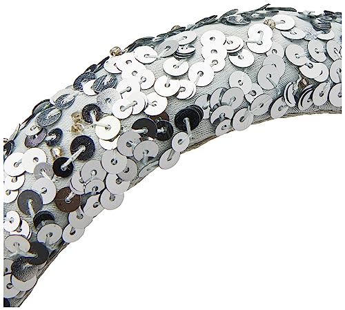 Maya Deluxe Women's Embellished Headband for Ladies Adults Sequin Alice Band Bridal Hair Accessories Bridesmaid Evening Formal - Image 2