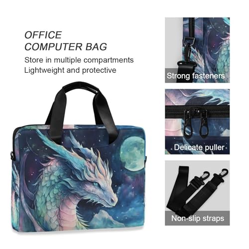 Maletín para laptop ALAZA Dragon Moon 13-15.6 pulgadas miniatura 5