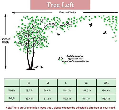 3D Tree Wall Stickers Acrylic Mirror Wall Decal Diy Murals For Living Room Tv Background Home Arts Decro (R-Sliver, L) #TOP3