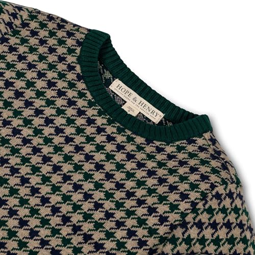 Image of Hope & Henry Boys' Long Sleeve Crew Neck Pullover Sweater
