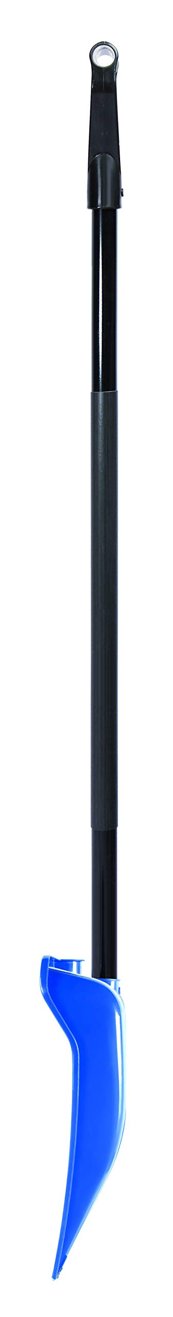 Lot de 2 pelles à neige avec poignée ergonomique – Pelle à neige pour petites et grandes quantités de neige – Lame en plastique, largeur de la lame : 55 cm, manche en aluminium