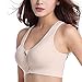 LETHMIK Women's Wireless Seamless Sports Bra with Removable Pads Nude-S