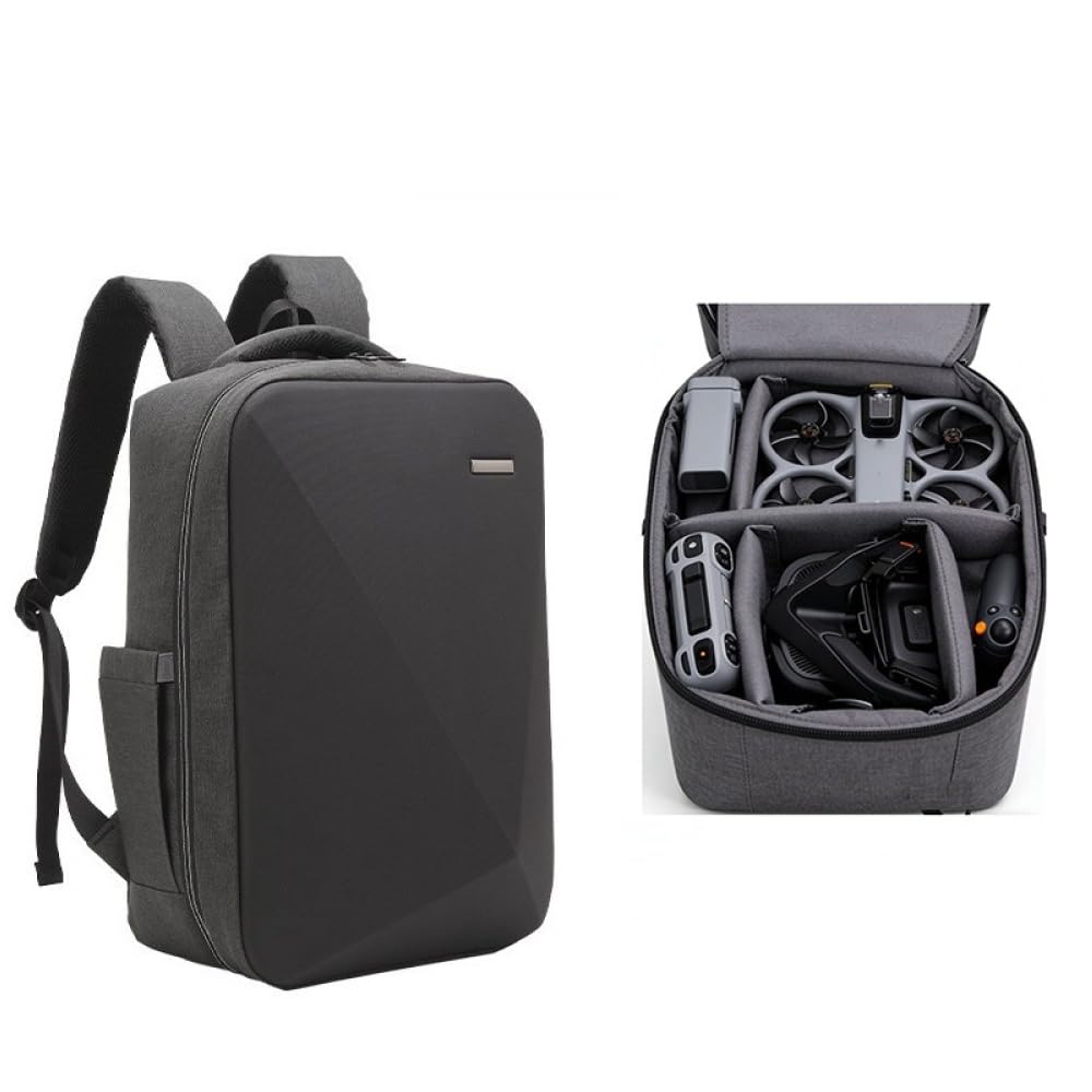 Rucksack-Tragetasche für DJI Avata 360, Hartschalen-Aufbewahrungs-Brusttasche, Reise-Schutz-Organizer-Tasche für Avata 360 Drohne, C3-Brille, Batterien, Joystick 3, Fernbedienungszubehör