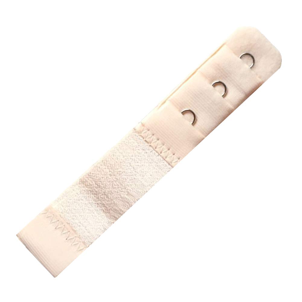 Ruluti Bra Extender Rows 3 Hooks Nylon Clasp Extension Elastic On Strap Bra Extenders Adjustable Intimates Accessories