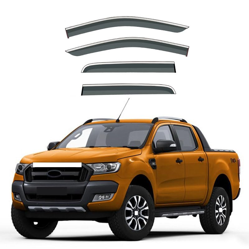 Déflecteurs de vent pour Ford Ranger T6 T7 T8 pare-pluie pare-soleil voiture 2011-2022