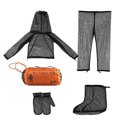 Mallalah Traje Anti Mosquitos Cabezas, Chaquetas, Pantalones y Guantes, Mangas del pie para Hombres...