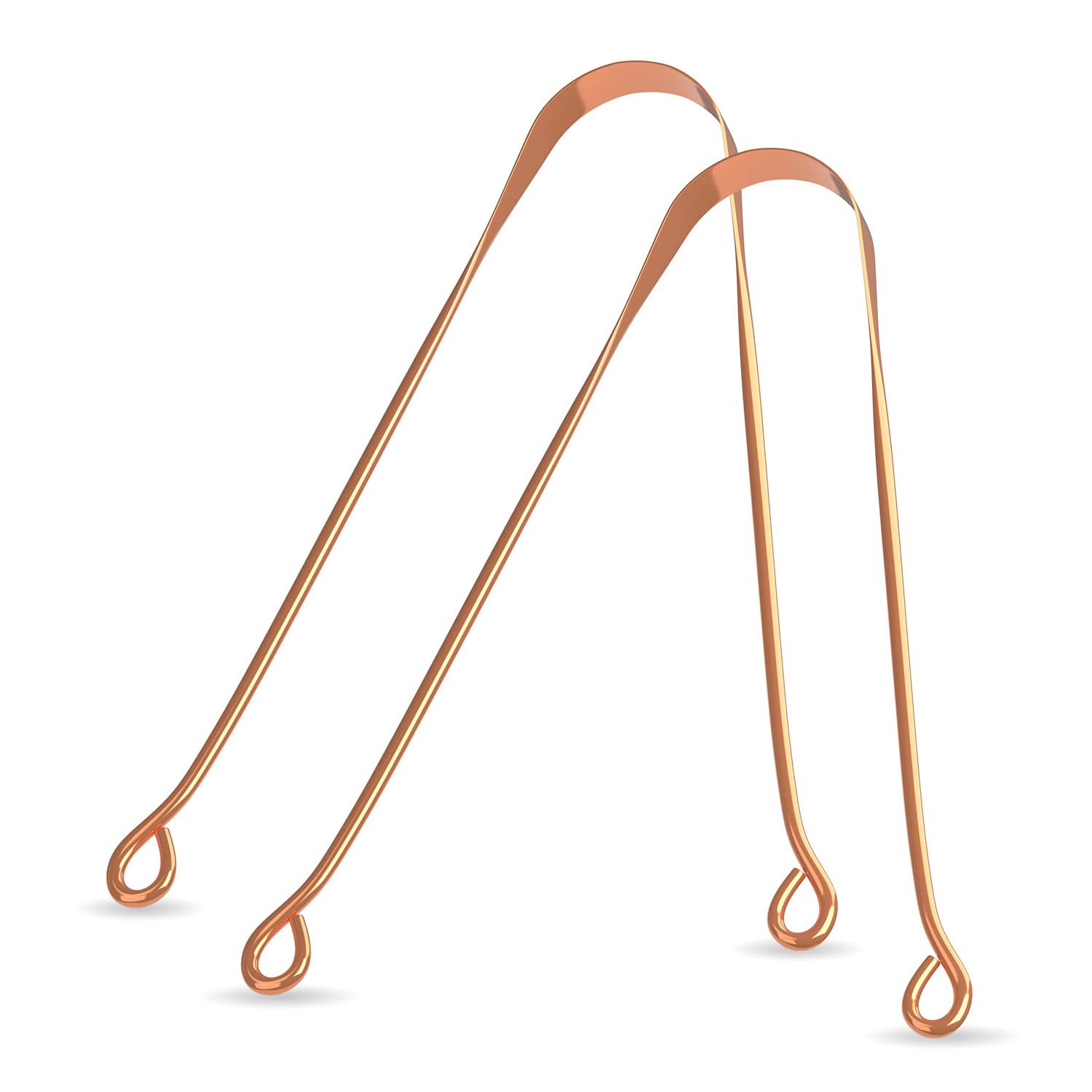Rusabl Copper Tongue Cleaner for Men and Women, For Fresh Breath & Bacteria Removal, Improved Taste Sense & Oral Hygiene, Easy to Use, 100% Pure Indian Copper Tongue Scraper To Prevent Bad Breath (Pack of 2)-image-18