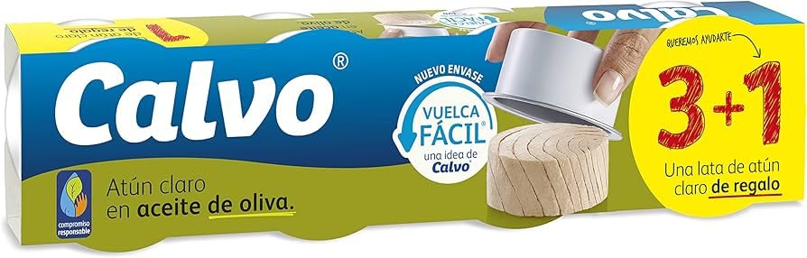 CALVO LIGHT THUNFISCH-OLIVENÖL PACKUNG 12 X 80G