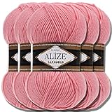 Calidad: el hilo suave de cinco piezas es adecuado tanto para principiantes como para expertos. Alize es conocido desde 1984 por su excelente calidad premium. Todas las colecciones se fabrican con la última tecnología y según el estándar Oeko-Tex