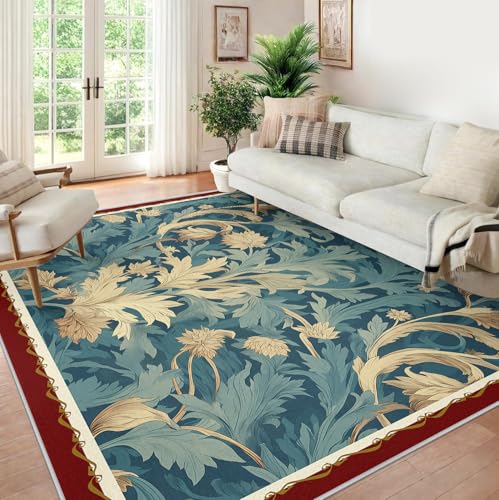 Tapis pour salon lavable 160x220cm au design traditionnel délicat - 4