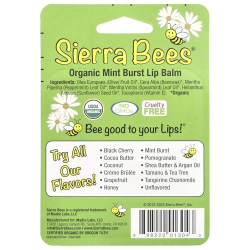 Sierra-Bees-Organic-Lip-Balms-Mint-Burst-4-Pack-015-oz-425-g-Each