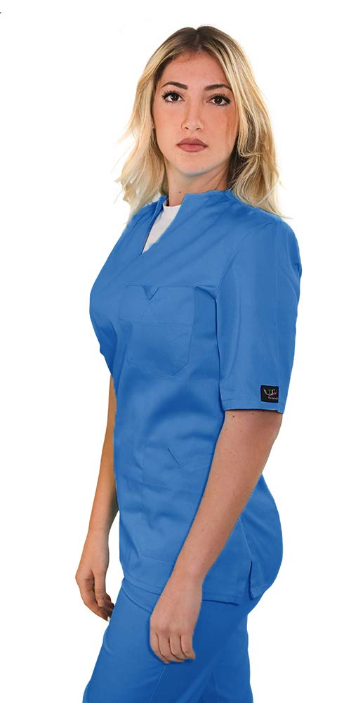 TCD Possibilité de broderie : ensemble médical pour femme, col en V, uniformes pour infirmières, opérateur sanitaire, hôpital. - - XXS